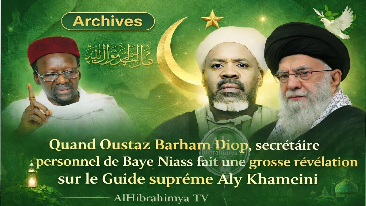 Archives inédites : la révélation d’Oustaz Barham Diop sur le Guide suprême Aly Khamenei