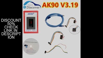 AK90+ V3.19 OBD2 Key Programmer For BMW Car Key Programming Tool Support EWS/CAS From 1995-2009 Iden