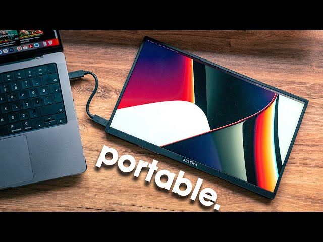 Video quality sample Azorpa A1 Gamut 15.6 portable monitor 