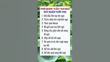 9 Thói Quen Xấu Khi Ngủ - Rút Ngắn Tuổi Thọ #benhanhphuc #sứckhỏe #matngu #não