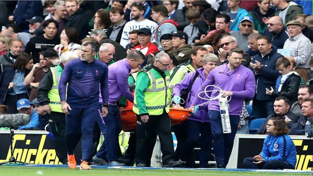 Hugo Lloris suffers horrific arm injury in Tottenham vs Brighton - YouTube