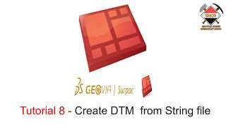 Surpac | Tutorial 8 -Create DTM  from String file