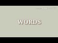 Words of emotion  life of words  english poem