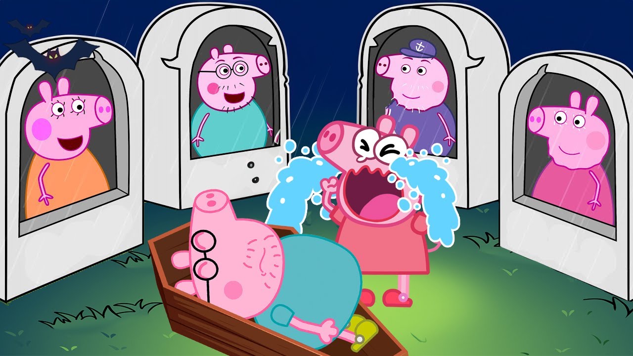 Please Wake Up, Daddy Pig - Don't Leave Peppa | Peppa Pig Funny ...