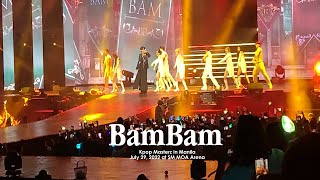 BAMBAM - Kpop Masterz in Manila 🎥 07292022 performances fancam (w/ Sandara Park)