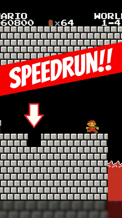 World 1-4 Mega Cannon Speedrun - No Commentary