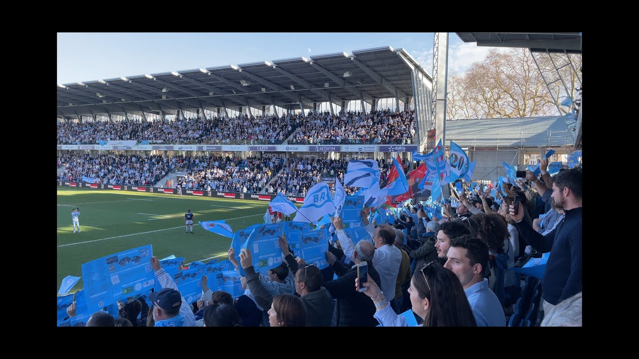 La PEÑA BAIONA à Jean Dauger pour la réception de Toulon le 31 décembre 2022
