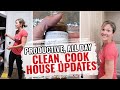 CLEAN WITH ME | COOK WITH ME | WHATS FOR DINNER & HOME UPDATES | PRODUCTIVE DITL