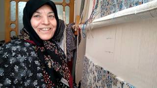 : Aunt Nahid Weaving Persian Rug - 2015