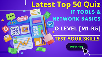 O Level M1-R5 IT Tools & Network Basics (PART-2) Top 50 Quiz - 2025  | NIELIT IT t | Quiz Crack Now