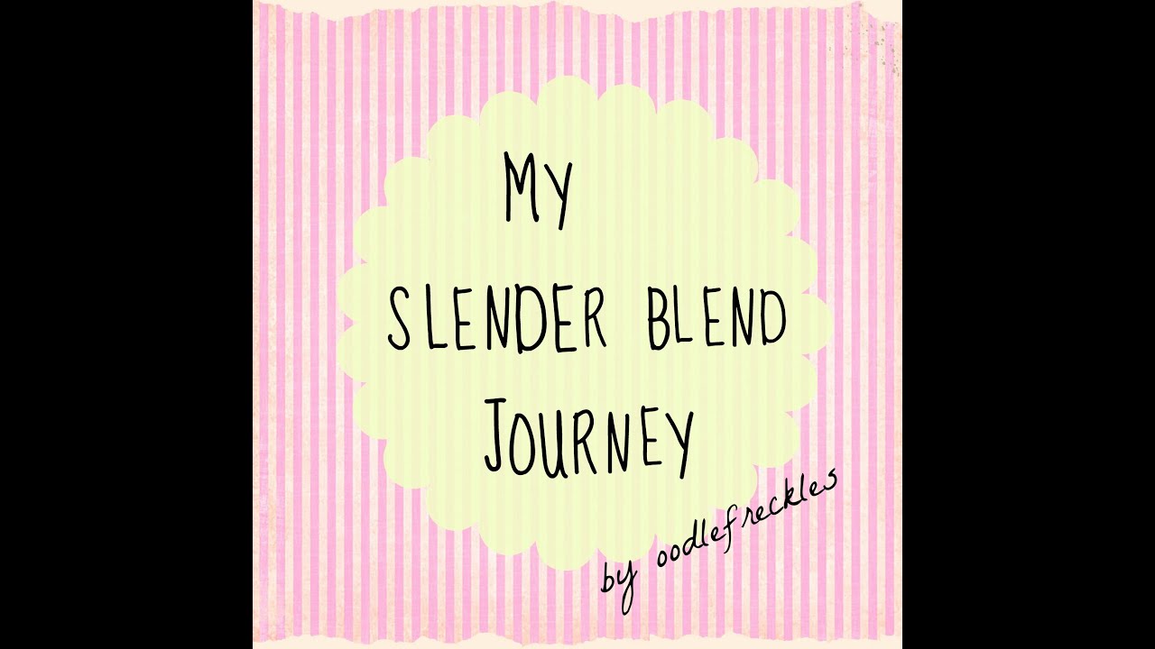 MY SLENDER BLEND JOURNEY! DAY 1! YouTube