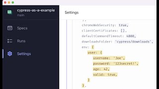 Inject Entire Objects Into Cypress Tests Using as-a Utility