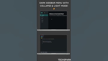 Dark Sidebar Menu with Collapse & Light Mode! ⚡ #Html #css #javascript #beginnerfriendly  #sidebar