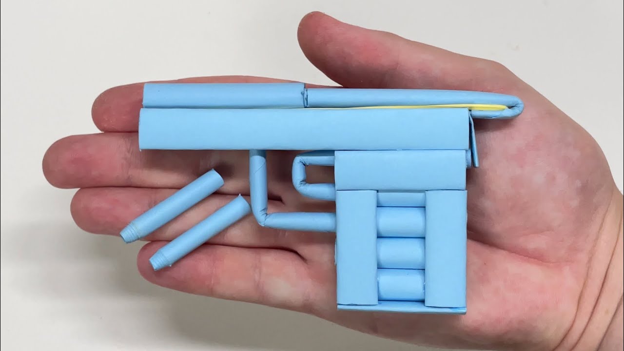 How to make a paper gun that shoots YouTube