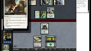 MTGO - Standard Commentary - GW Scales vs Mono G Morph/Ramp