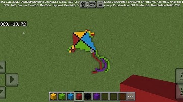 Minecraft tutorial how to make kite in minecraft