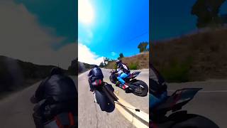 Aprilia VS Ducati | Wait for it.. #rsv4 #panigale #shorts