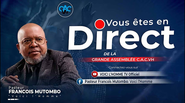 LE CRI DU SANG AVEC LE PASTEUR SERGE KABAMBA / JEUDI 19 JUIN 2025