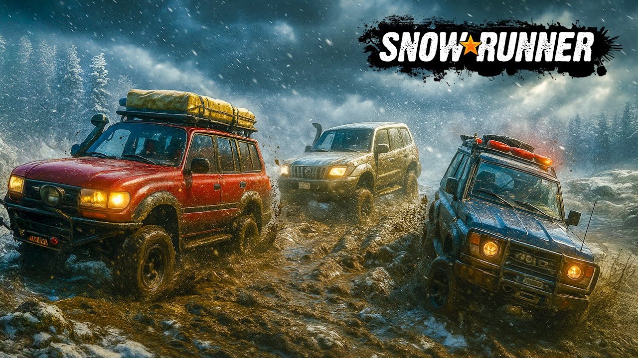 ¡Rescatando TOYOTAS ATRAPADAS EN EL RIO! | SnowRunner
