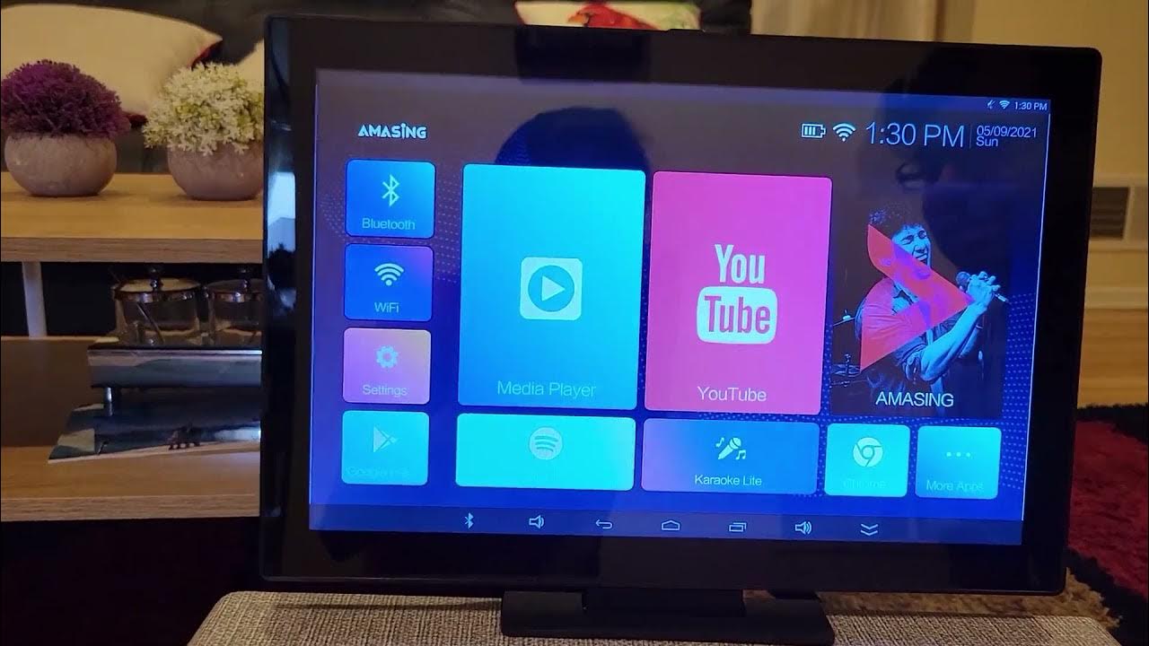 Amasing Karaoke Machine with Lyrics Bluetooth, Speaker System, WiFi