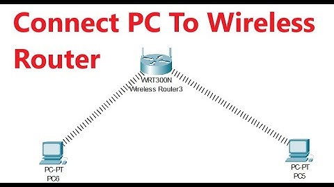 How to Connect PC to wireless Router in Packet Tracer | Connect PC to Wireless Network