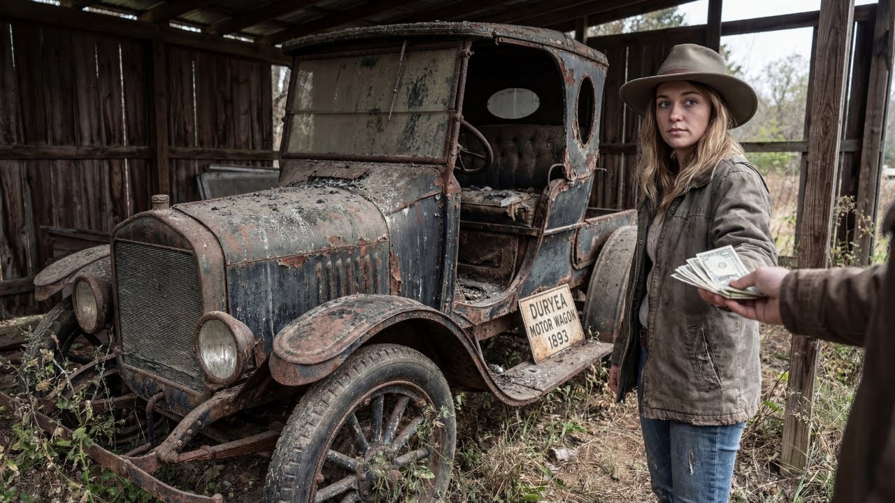 ASMR Car Restoration! 1893 Duryea Motor Wagon Full Restoration Burnt→LookingNew