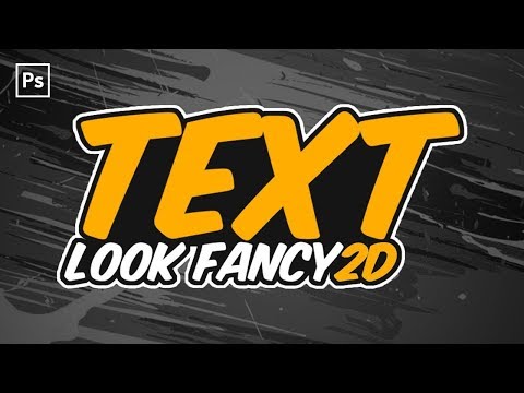 Photoshop Tutorial - การทำตัวหนังสือสวยๆ(Text Look Fancy 2D)