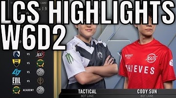 LCS Highlights ALL GAMES Week 6 Day 2 Spring 2020 League of Legends Championship Series
