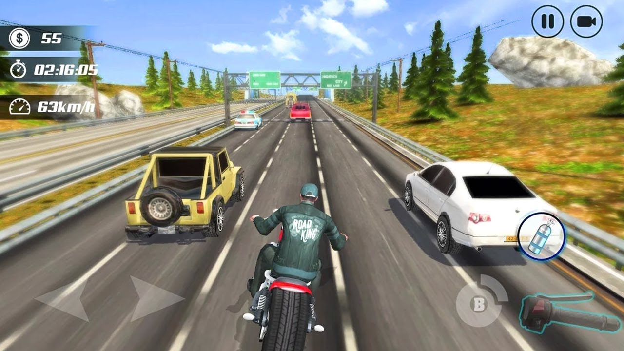 motorcycle long road trip game mod apk