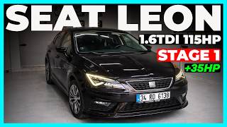 Seat Leon 1.6 TDI Stage 1 Chip Tuning | Dizel Performans Farkı!