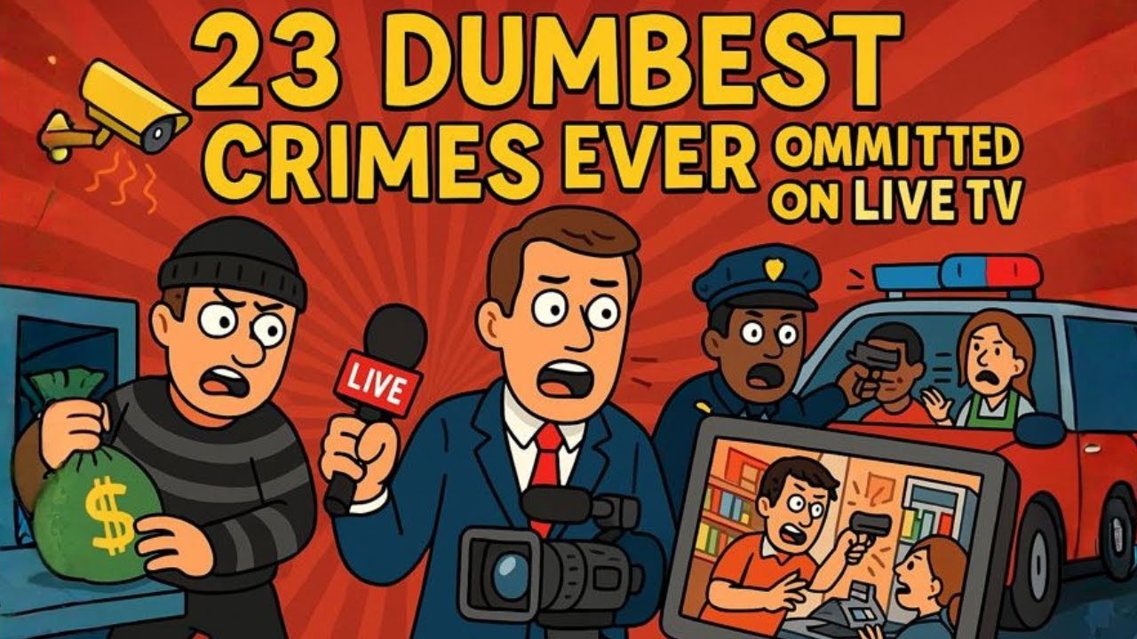 23 Dumbest Crimes Ever Committed on Live TV YouTube