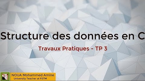 Structure des données en C - Les Piles