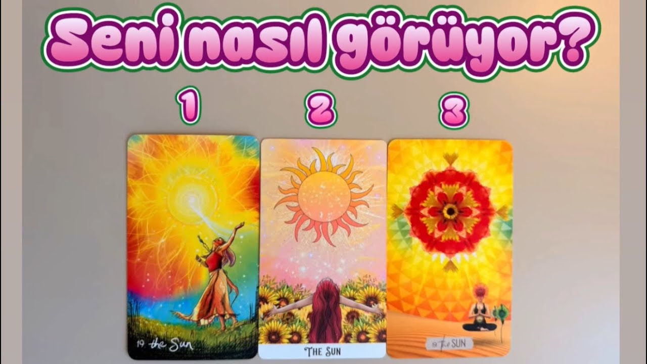 Aklındaki kişi seni nasıl görüyor? 💜Tarot deste seç