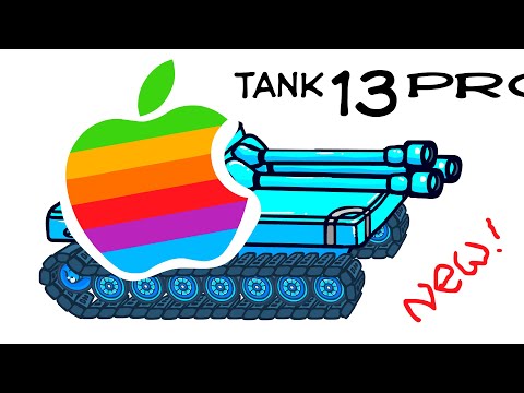 Видео: Apple сделали iPhone 13 танк и его противники - Танковая Дичь (Анимация)