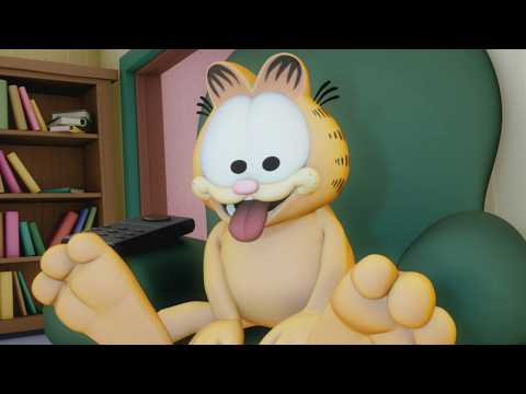 ¡Garfield cuenta una historia de Halloween! 🎃📖 | THE GARFIELD SHOW