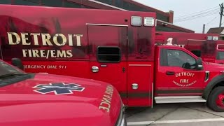 Detroit Fire Department unveils new fire engines, ambulances