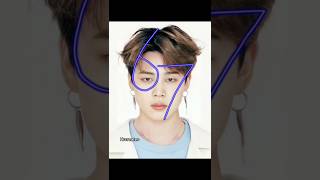 How to Draw Park Jimin from BTS ✨#ytshorts #tutorial