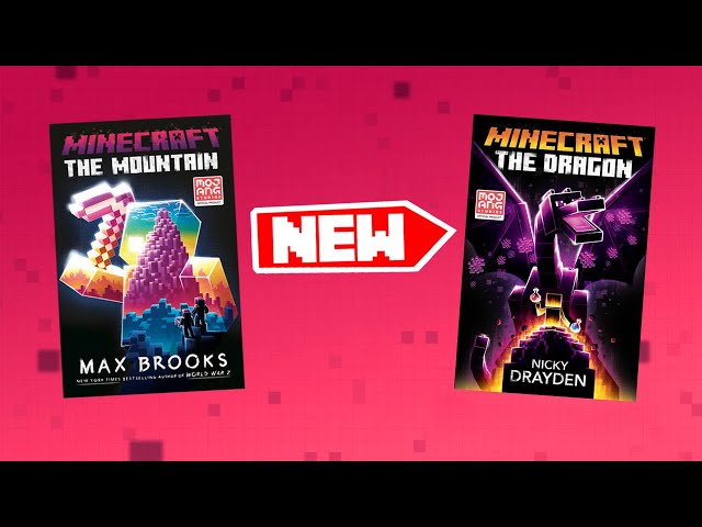 Two NEW Minecraft Books New Minecraft Official Books - YouTube