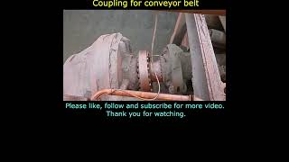 Coupling for conveyor belt | Conveyor belt with coupling | Shaft coupling | Coupling #Shorts
