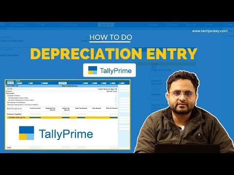 How to do Depreciation Entry in Tally Prime | Techjockey | Watch video till the end for a surprise