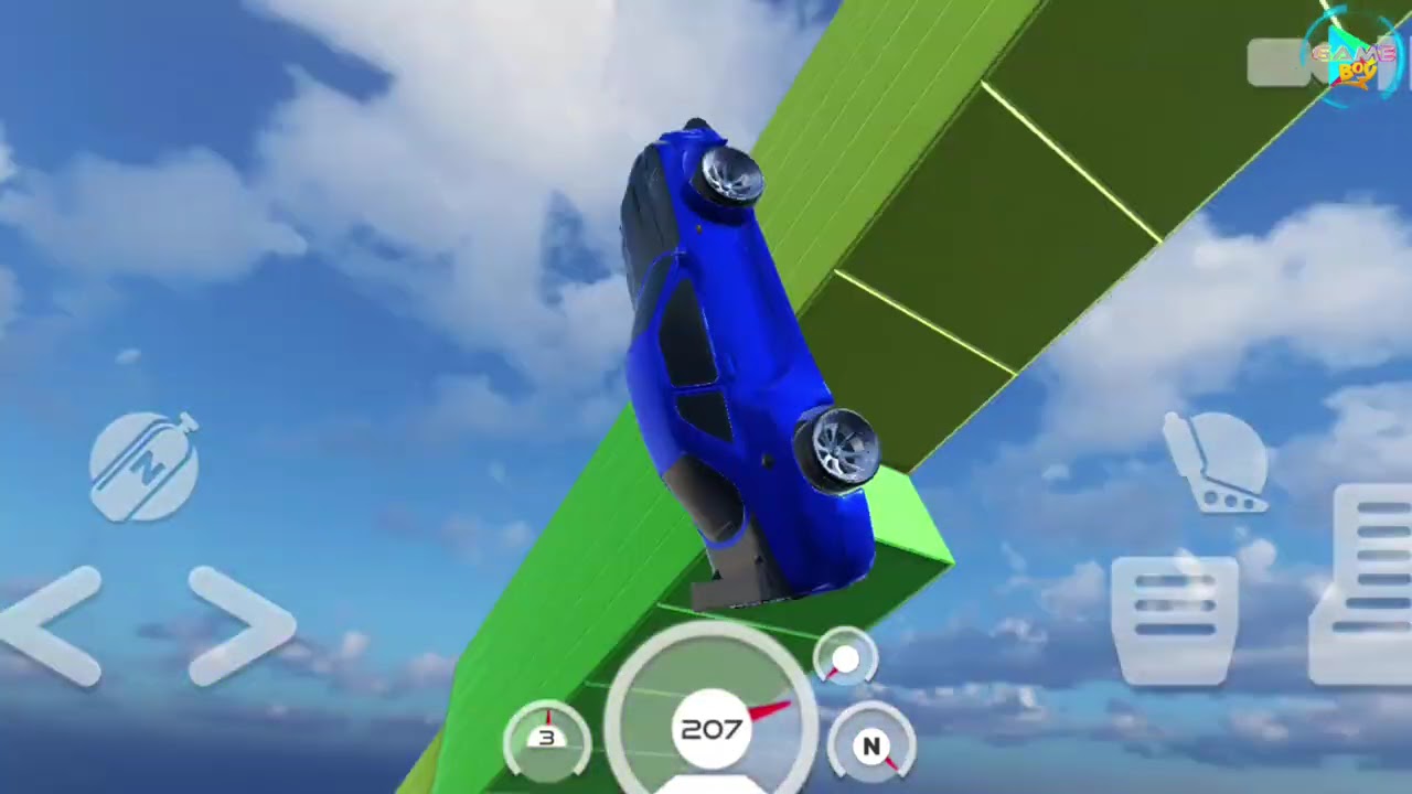 new mega ramp car stunts 