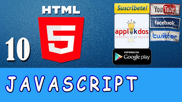 Curso de HTML5 - 10 - Insertar JavaScript en HTML5