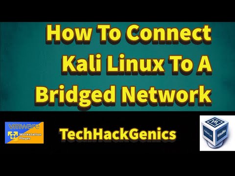 HOW TO CONNECT KALI LINUX TO A BRIDGED NETWORK | USE WINDOWS NETWORK ON KALI LINUX  IN VIRTUALBOX.