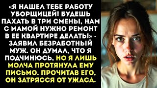 «Иди мой туалеты! Нам с мамой нужны деньги на ремонт, а ты работать не хочешь!» — орал муж.