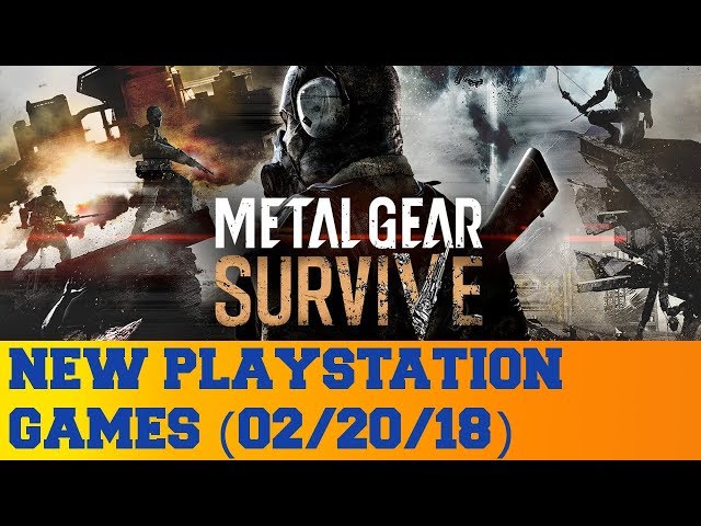 New PlayStation Games for February 20th 2018