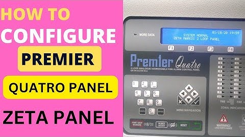 ZETA PREMIER QUATRO PANEL | #firealarm #zeta || ZETA PREMIER QUATRO || FIRE ALARM PANEL CONFIGURE