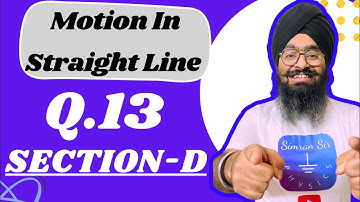 Q13SD A bus starts moving from rest with constant Acceleration of 1m/s2 a man standing 48 m behind