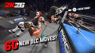 WWE 2K26: 60+ Coolest NEW DLC Moves! 🔥