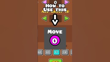 How to use the move trigger in Geometry Dash
