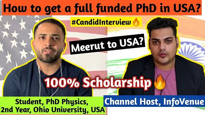 How To Get Fully Funded PhD in USA? Free PhD | Candid Interview